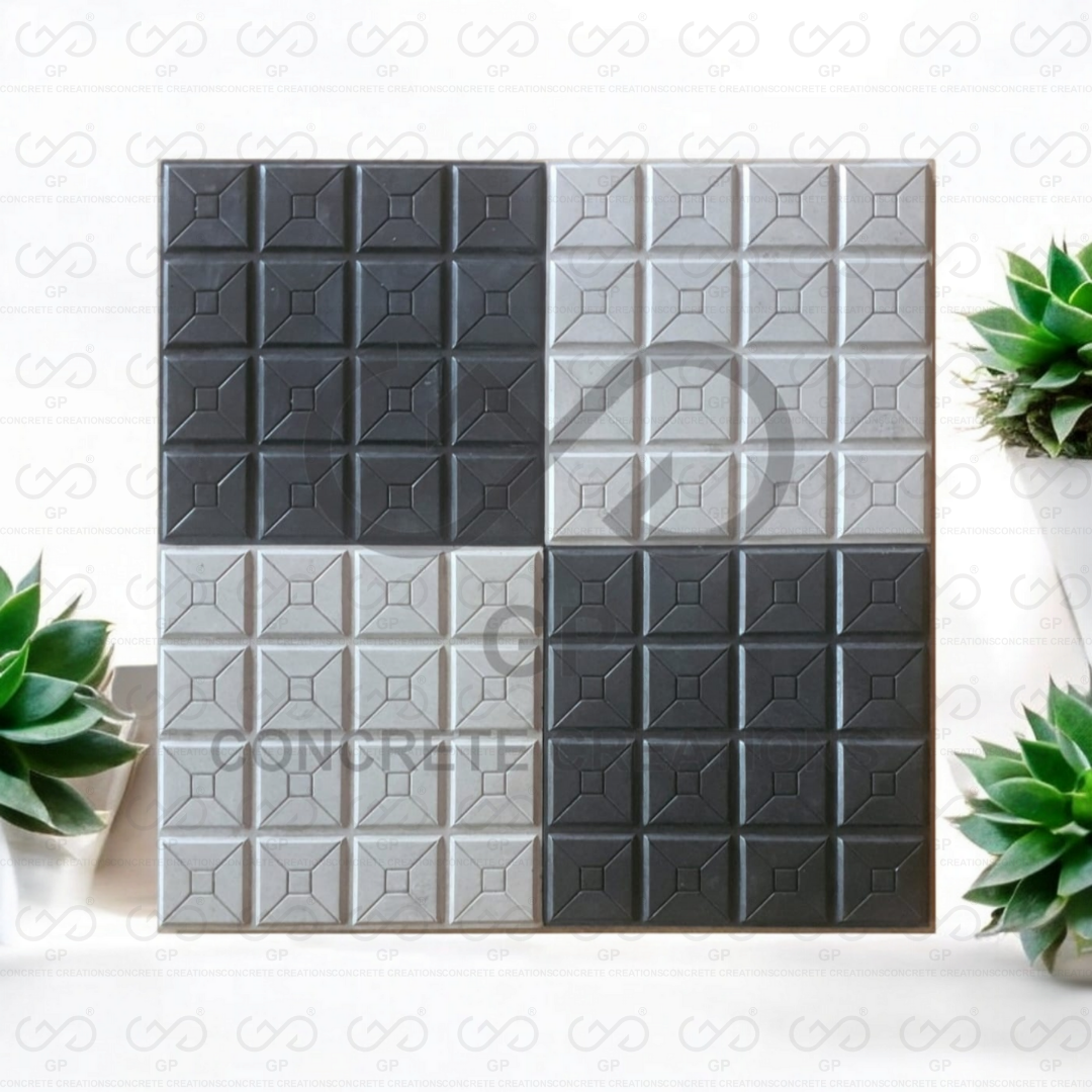 Smooth Finish Chequered Tiles
